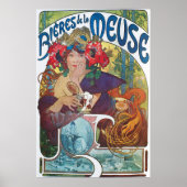 Alphonse Mucha Art Nouveau Vintage Poster (Vorne)