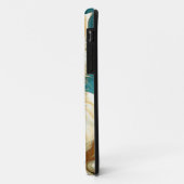 Alphonse Mucha Art Nouveau White Cat Case-Mate iPhone Hülle (Hinten/Links)