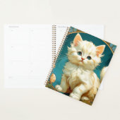 Alphonse Mucha Art Nouveau White Cat Planer (Anzeige)