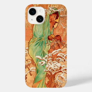 Alphonse Mucha Art Nouveau Winter Case-Mate iPhone 14 Hülle