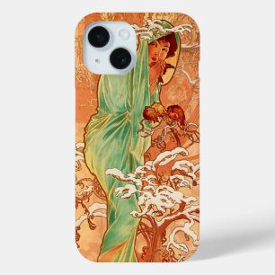 Alphonse Mucha Art Nouveau Winter Case-Mate iPhone Hülle