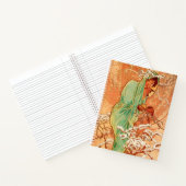 Alphonse Mucha Art Nouveau Winter Notizblock (Innenseite)