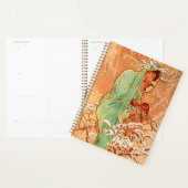 Alphonse Mucha Art Nouveau Winter Planer (Anzeige)