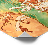 Alphonse Mucha Art Nouveau Winter Poster (Ecke)