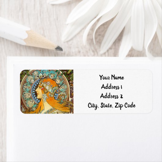 Alphonse Mucha Art Nouveau Zodiac (Insitu)