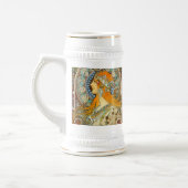 Alphonse Mucha Art Nouveau Zodiac Bierglas (Links)