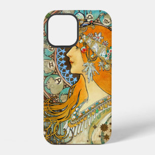 Alphonse Mucha Art Nouveau Zodiac iPhone 12 Hülle