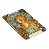 Alphonse Mucha Art Nouveau Zodiac Magnet (Rechte Seite)