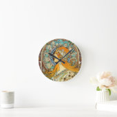 Alphonse Mucha Art Nouveau Zodiac Runde Wanduhr (Zuhause)