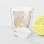 Alphonse Mucha Art Nouveau Zodiac Schnapsglas (Rückseite)
