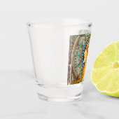 Alphonse Mucha Art Nouveau Zodiac Schnapsglas (Links)