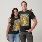 Alphonse Mucha Art Nouveau Zodiac T-Shirt (Unisex)