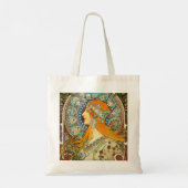 Alphonse Mucha Art Nouveau Zodiac Tragetasche (Rückseite)