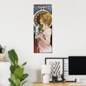 Alphonse Mucha Artwork Poster (Heimbüro)