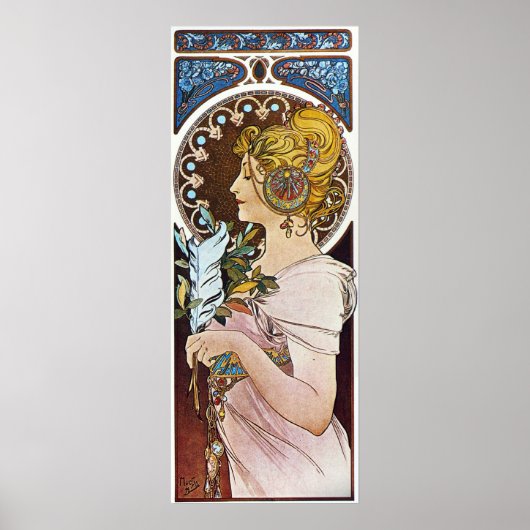 Alphonse Mucha Artwork Poster (Vorne)