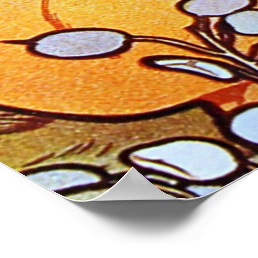 Alphonse Mucha Atemberaubende Jugendstil-Frau #15 Poster (Ecke)