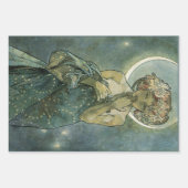 Alphonse Mucha Atemberaubende Jugendstil-Frau #18 Geschenkpapier Set (Vorderseite 3)