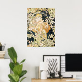Alphonse Mucha Atemberaubende Jugendstil-Frau #35 Poster (Heimbüro)