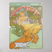 Alphonse Mucha - Au Quartier Latin Print Poster (Vorne)