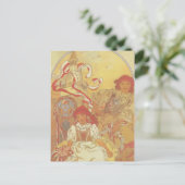 Alphonse Mucha - Ausstellung 1913 Postkarte (Stehend Vorderseite)