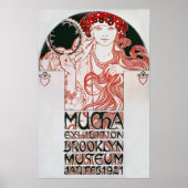 Alphonse Mucha. Ausstellung Mucha, 1921 Poster (Vorne)