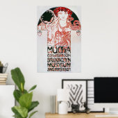 Alphonse Mucha. Ausstellung Mucha, 1921 Poster (Heimbüro)