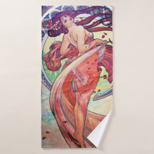 Alphonse Mucha Badehandtuch