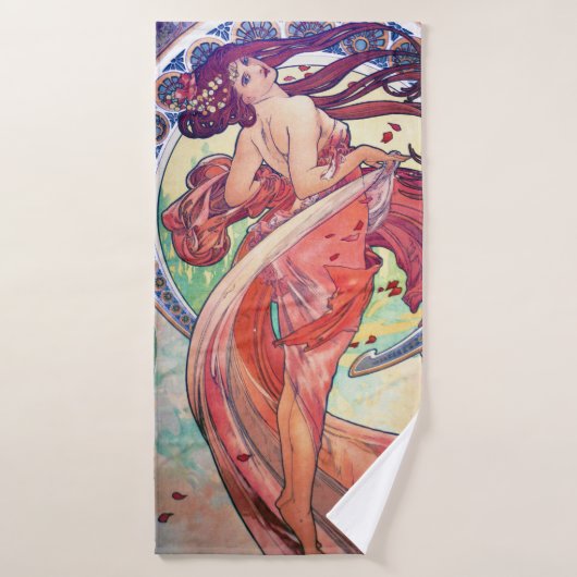 Alphonse Mucha Badehandtuch (Badehandtuch)