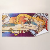 Alphonse Mucha Badehandtuch (Badehandtuch)