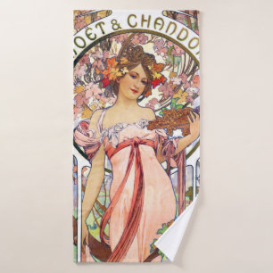 Alphonse Mucha Badehandtuch
