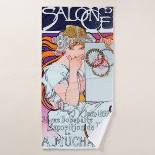 Alphonse Mucha Badehandtuch