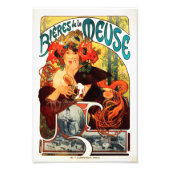 Alphonse Mucha Beer der Muse Print Fotodruck (Vorne)