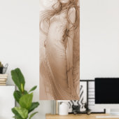 Alphonse Mucha Belle Epoche Poster (Heimbüro)