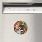 Alphonse Mucha Bieres De La Meuse Magnet (In Situ (Geschirrspüler))