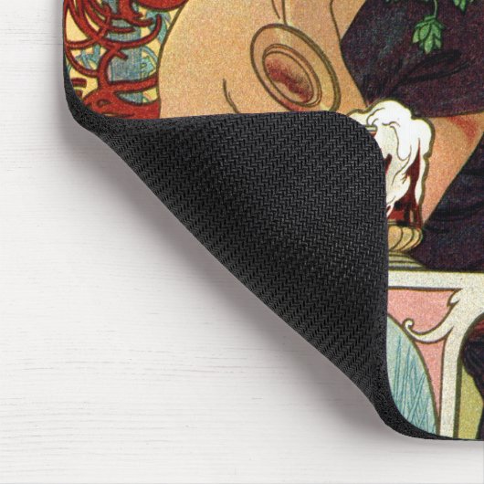 Alphonse Mucha Bieres De La Meuse Mousepad (Ecke)