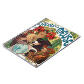 Alphonse Mucha Bieres De La Meuse Notizblock (Linke Seite)
