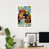 Alphonse Mucha Bieres De La Meuse Poster (Heimbüro)