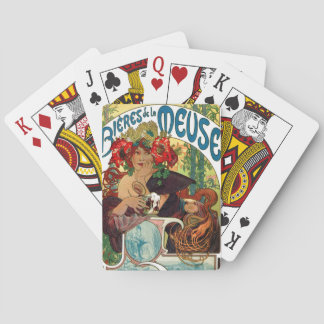 Alphonse Mucha Bieres De La Meuse Spielkarten