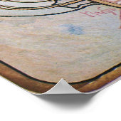 Alphonse Mucha. Biscuits Lefevre-Utile, 1896 Poster (Ecke)