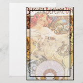 Alphonse Mucha Biscuits Lefevre-Utile Briefpapier (Vorne/Hinten)
