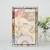Alphonse Mucha Biscuits Lefevre-Utile Briefpapier (Stehend Vorderseite)