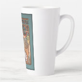 Alphonse Mucha Biscuits Lefevre-Utile gesprenkelt  Milchtasse (Rechts)