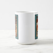 Alphonse Mucha Biscuits Lefevre-Utile gesprenkelt  Verwandlungstasse (Zentrum)
