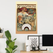 Alphonse Mucha Biscuits Lefevre Utile Poster (Heimbüro)