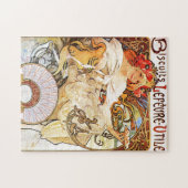 Alphonse Mucha Biscuits Lefevre-Utile Puzzle (Horizontal)