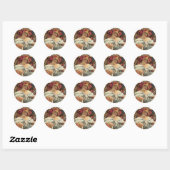 Alphonse Mucha "Biscuits" Stickers (Blatt)