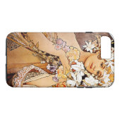 Alphonse Mucha Blume Case-Mate iPhone Hülle (Rückseite (Horizontal))