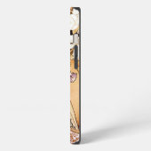 Alphonse Mucha Blume iPhone Hülle (Linke Seite)