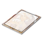 Alphonse Mucha Blume Notizblock (Rotiert)