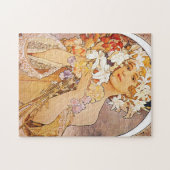 Alphonse Mucha Blume Puzzle (Horizontal)